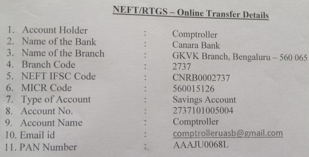 Payment Details